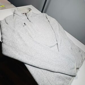 Gravel Gear 1/4 zip Gray Fleece